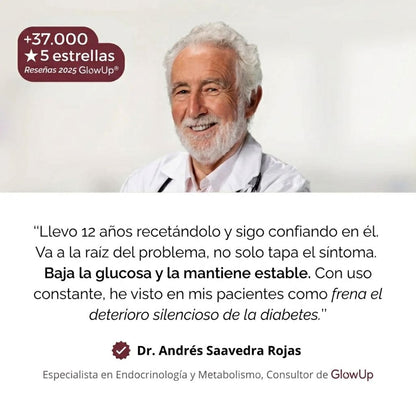 GlowUp™ | Baja y equilibra tu A1C naturalmente