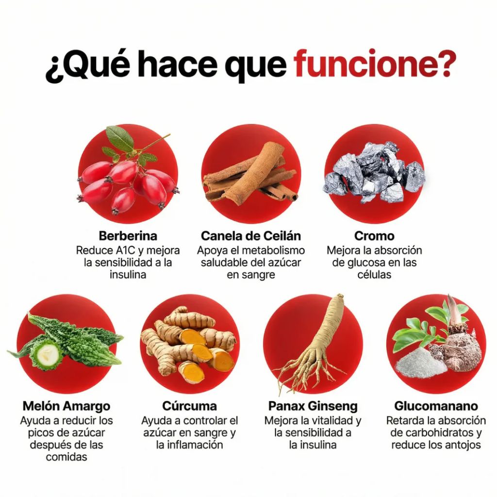 GlowUp™ | Baja y equilibra tu A1C naturalmente