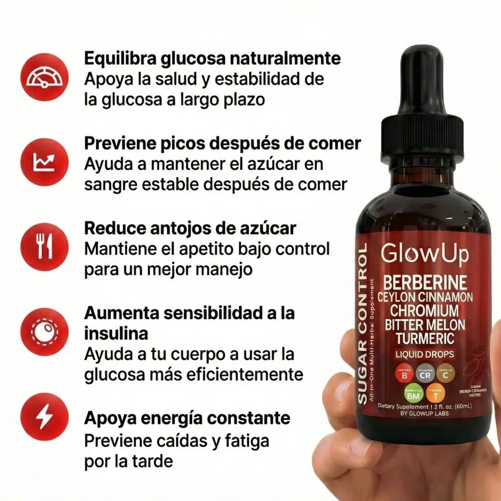 GlowUp™ | Baja y equilibra tu A1C naturalmente