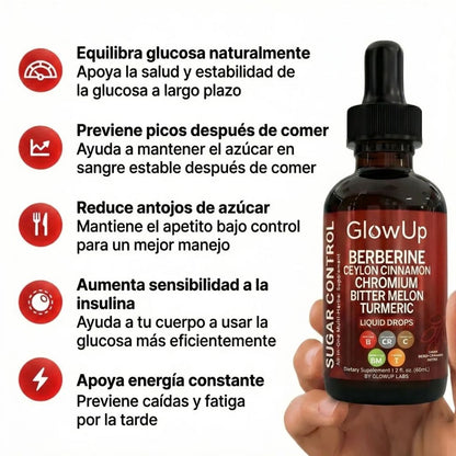 GlowUp™ | Baja y equilibra tu A1C naturalmente