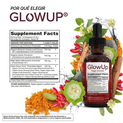 GlowUp™ | Baja y equilibra tu A1C naturalmente