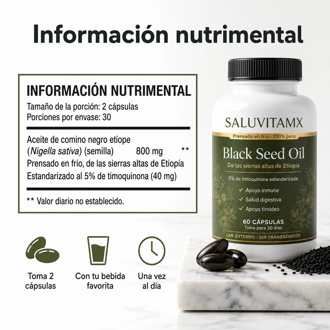 SaluvitaMx| Comino negro etíope 7 en 1