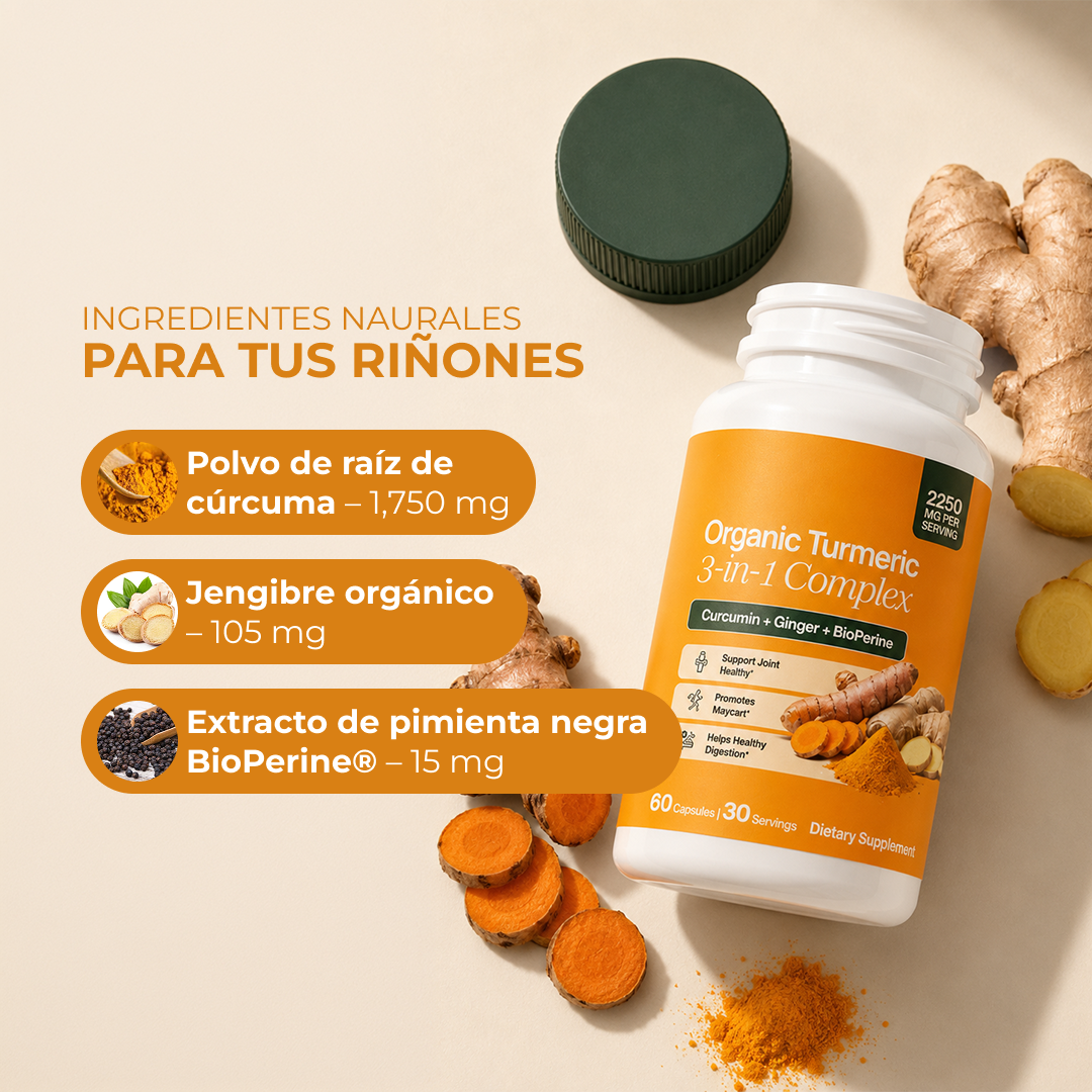 Soporte renal Cúrcuma