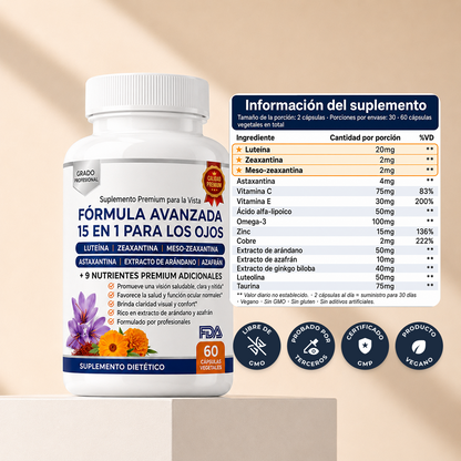 Fórmula Ocular 15 en 1